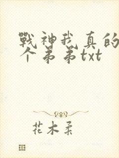 战神我真的只是个弟弟txt