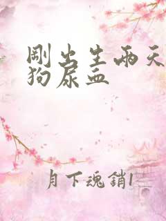 刚出生两天的小狗尿血