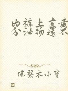 内裤上有黄黄的分泌物还不来大姨妈