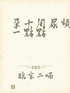 孕十周尿频只尿一点点