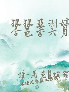 狠狠亚洲婷婷综合色香六月