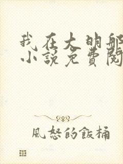 我在大明那些年小说免费阅读