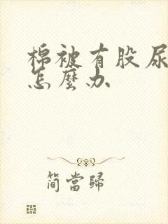 棉被有股尿骚味怎么办