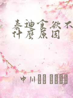 泰迪食欲不振是什么原因