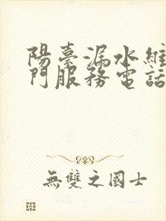 阳台漏水维修上门服务电话