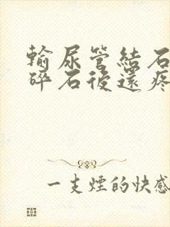 输尿管结石体外碎石后还疼怎么回事