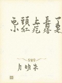 龟头上长了一个小红疙瘩是怎么回事