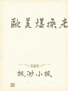 欧美爆操老妇人