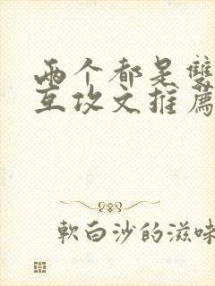 两个都是双性且互攻文推荐