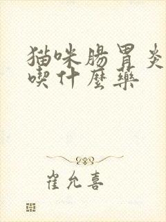 猫咪肠胃炎呕吐吃什么药