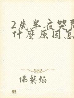 2岁半夜哭闹是什么原因怎么办