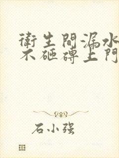 卫生间漏水维修不砸砖上门服务