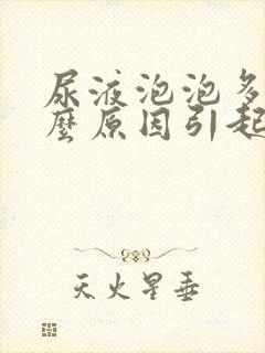 尿液泡泡多是什么原因引起的