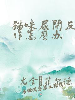 猫咪尿闭反复发作怎么办