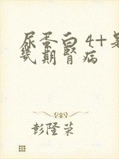 尿蛋白 4+是几期肾病