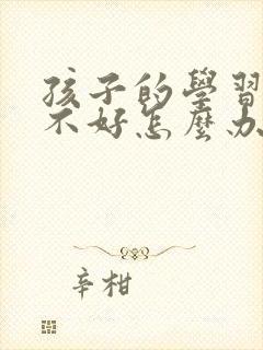 孩子的学习习惯不好怎么办