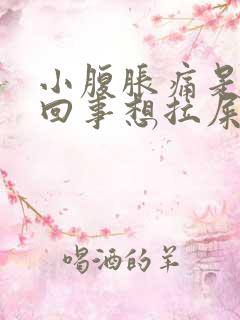 小腹胀痛是怎么回事想拉屎