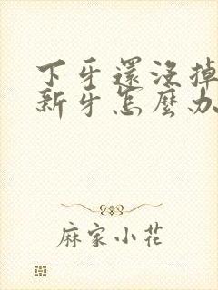 下牙还没掉就长新牙怎么办