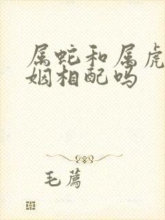 属蛇和属虎的婚姻相配吗