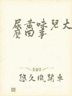 尿黄味儿大是怎么回事