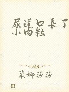 尿道口长了一些小肉粒