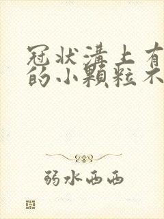 冠状沟上有红色的小颗粒不痛不痒