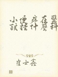 小便疼在医院应该挂什么科