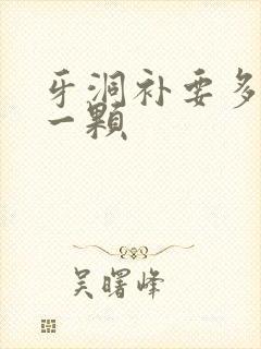 牙洞补要多少钱一颗