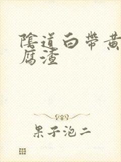 阴道白带黄色豆腐渣