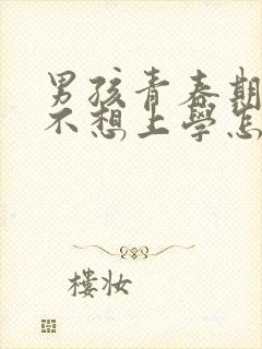 男孩青春期叛逆不想上学怎么办