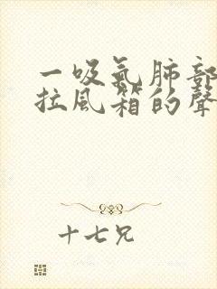 一吸气肺部就有拉风箱的声音