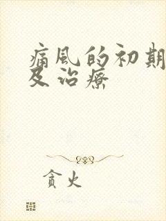 痛风的初期症状及治疗