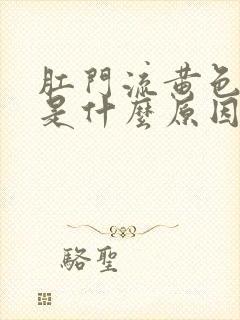 肛门流黄色液体是什么原因