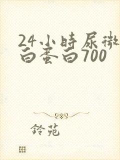 24小时尿微量白蛋白700