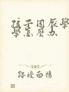 孩子因厌学症休学怎么办