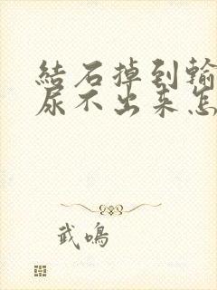 结石掉到输尿管尿不出来怎么办