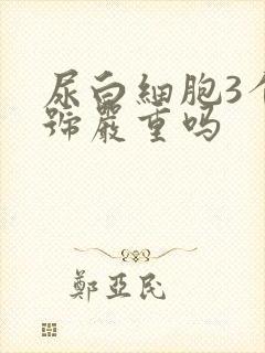 尿白细胞3个加号严重吗