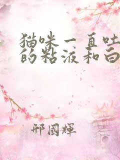 猫咪一直吐白色的粘液和白沫