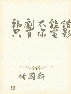 韩剧不能错过的只有你电影完整版