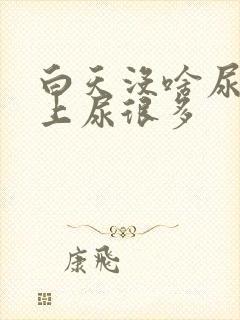 白天没啥尿,晚上尿很多