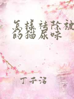 怎样祛除被子上的猫尿味