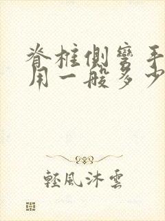 脊椎侧弯手术费用一般多少