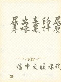 尿出来的尿有腥臭味是什么原因