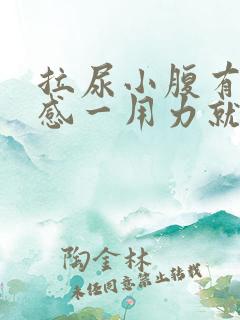 拉尿小腹有刺痛感一用力就痛