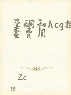 孕酮和hcg检查费用