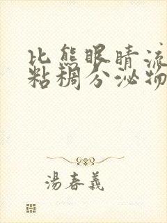 比熊眼睛流黄色粘稠分泌物