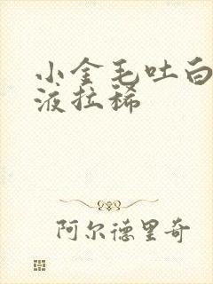 小金毛吐白色粘液拉稀