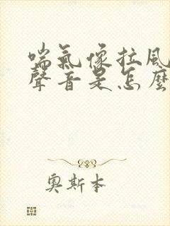 喘气像拉风箱的声音是怎么回事