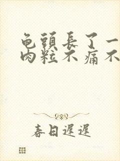 龟头长了一圈小肉粒不痛不痒