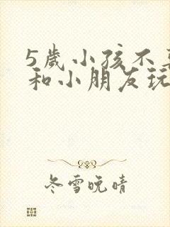 5岁小孩不喜欢和小朋友玩怎么回事